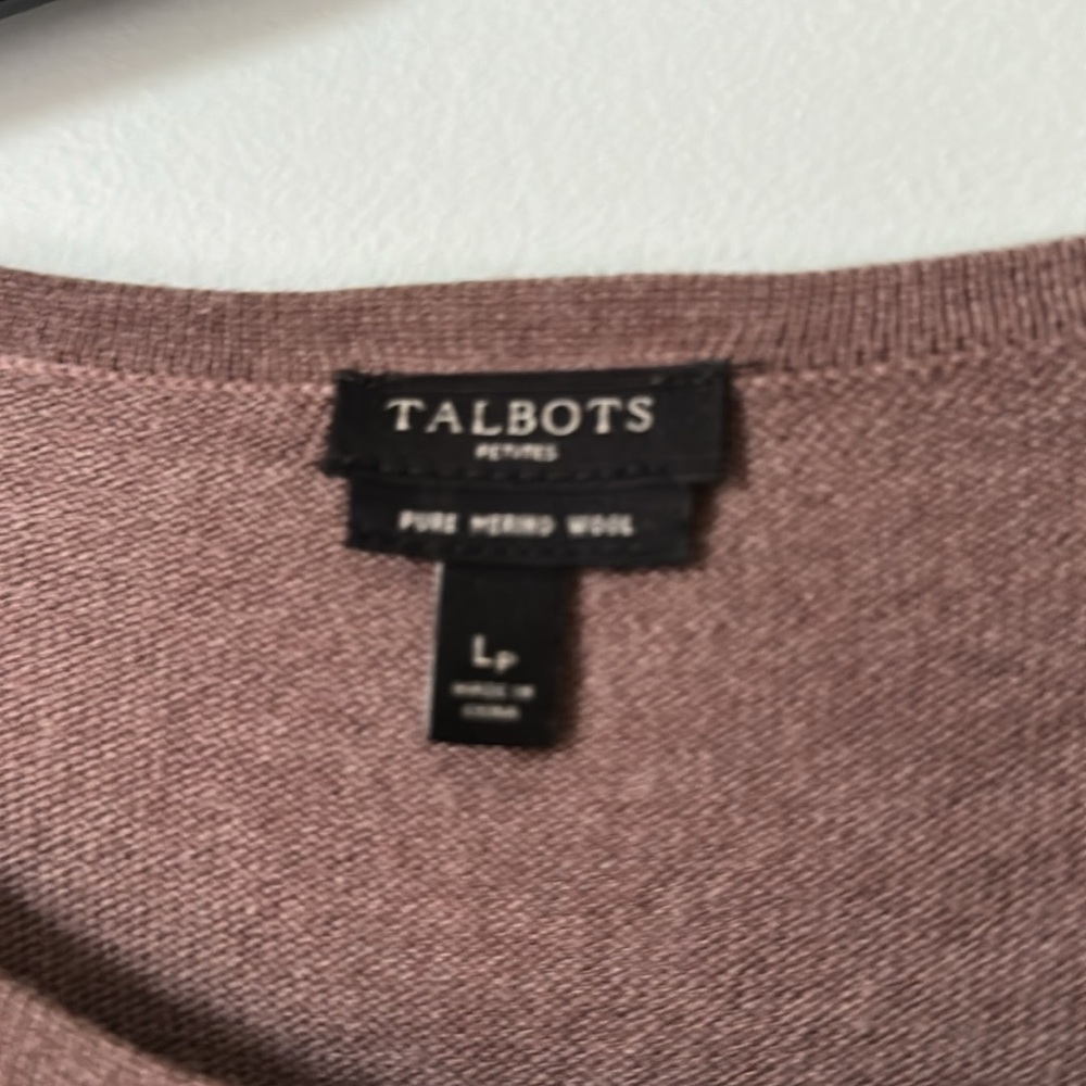 Talbots Merino Wool elegant dress Petite Large - Picture 10 of 10